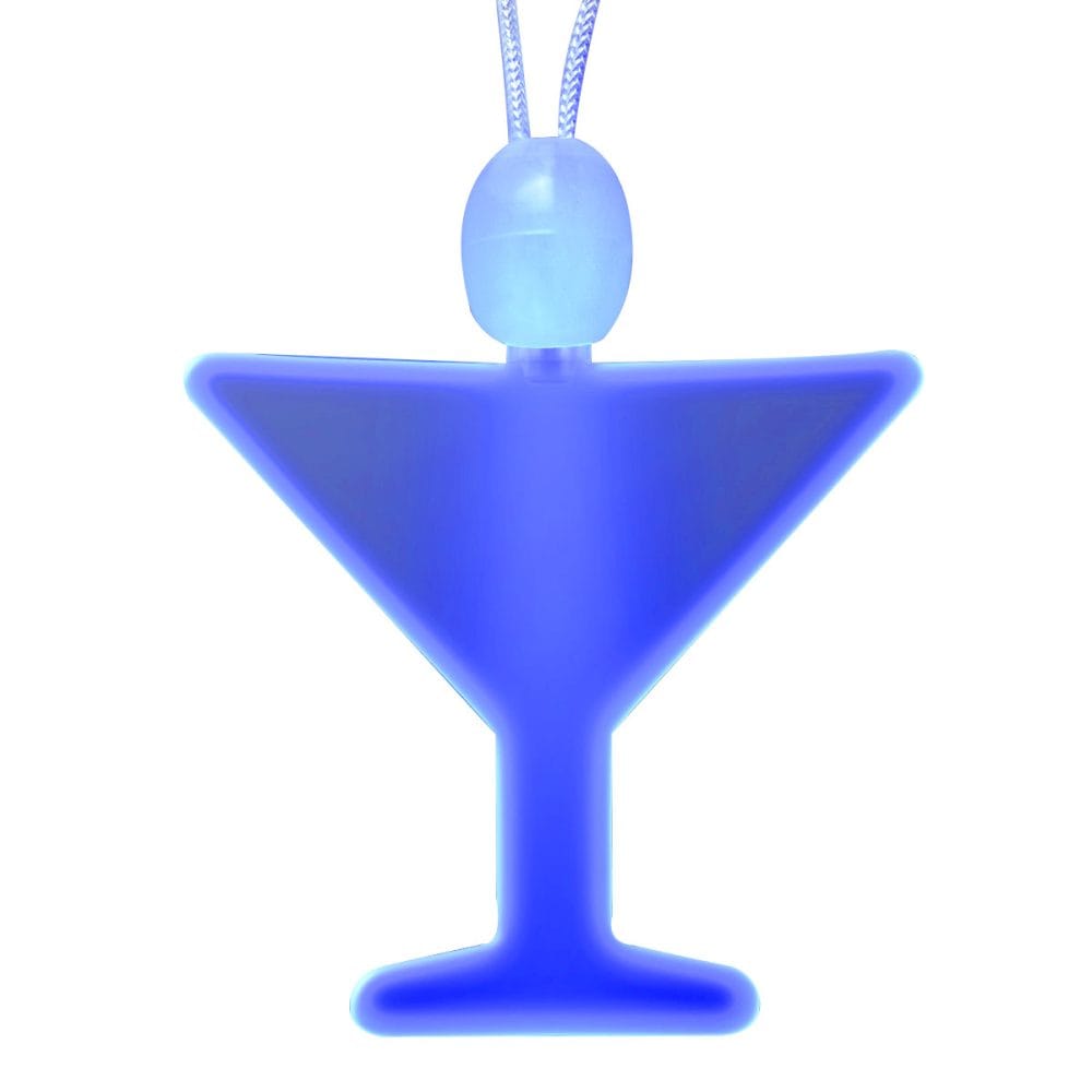 Flashing Acrylic Martini Necklace All Products 3