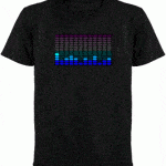 Electro Luminescent Equalizer T Shirt Extra Large