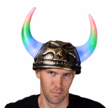 Color Changing Double Horn Helmet All Products 3
