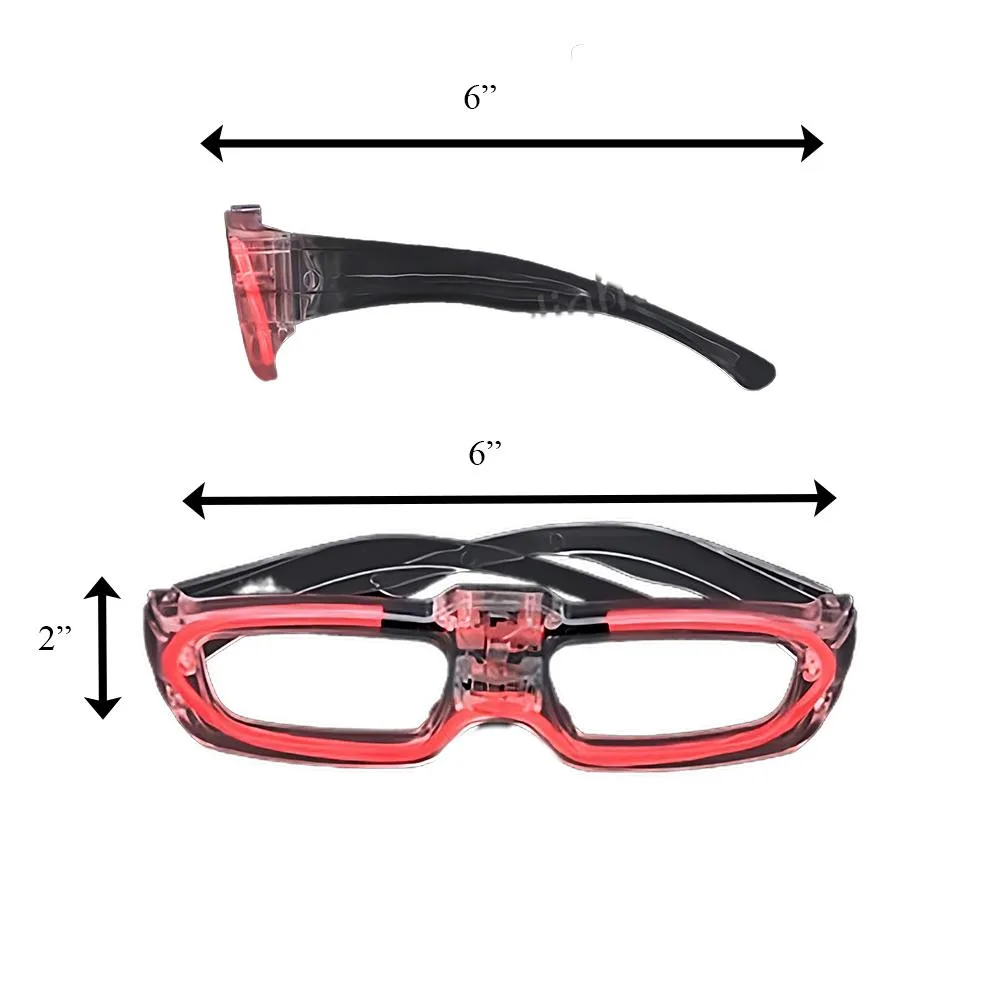 Sound Activated Glasses Red All Products 5