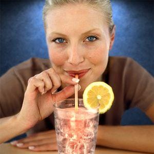 Red Glow Drinking Straws Pack of 25 4th of July