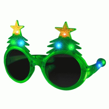 LED Christmas Tree Glasses Christmas Gift All Products