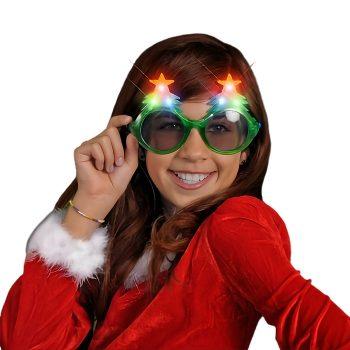 LED Christmas Tree Glasses Christmas Gift All Products