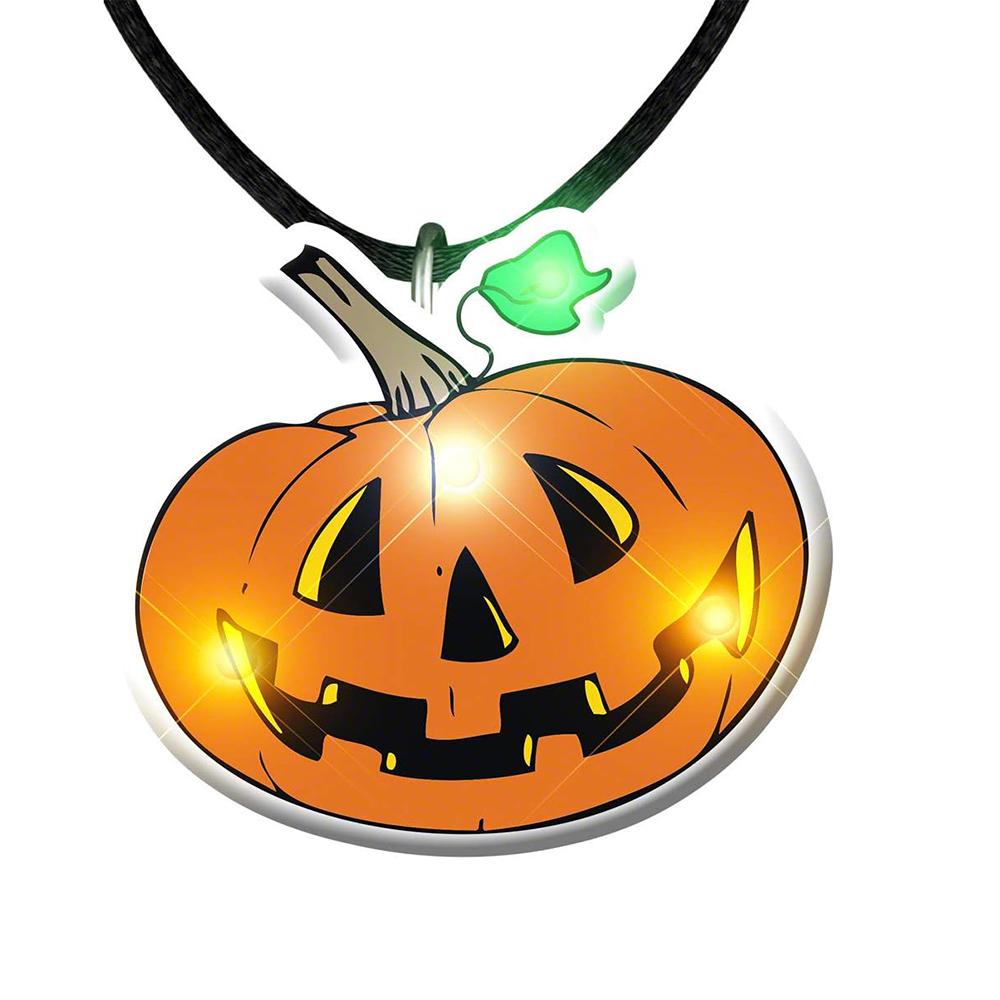 Pumpkin Necklace Flashing Body Light Necklace All Body Lights and Blinkees 3