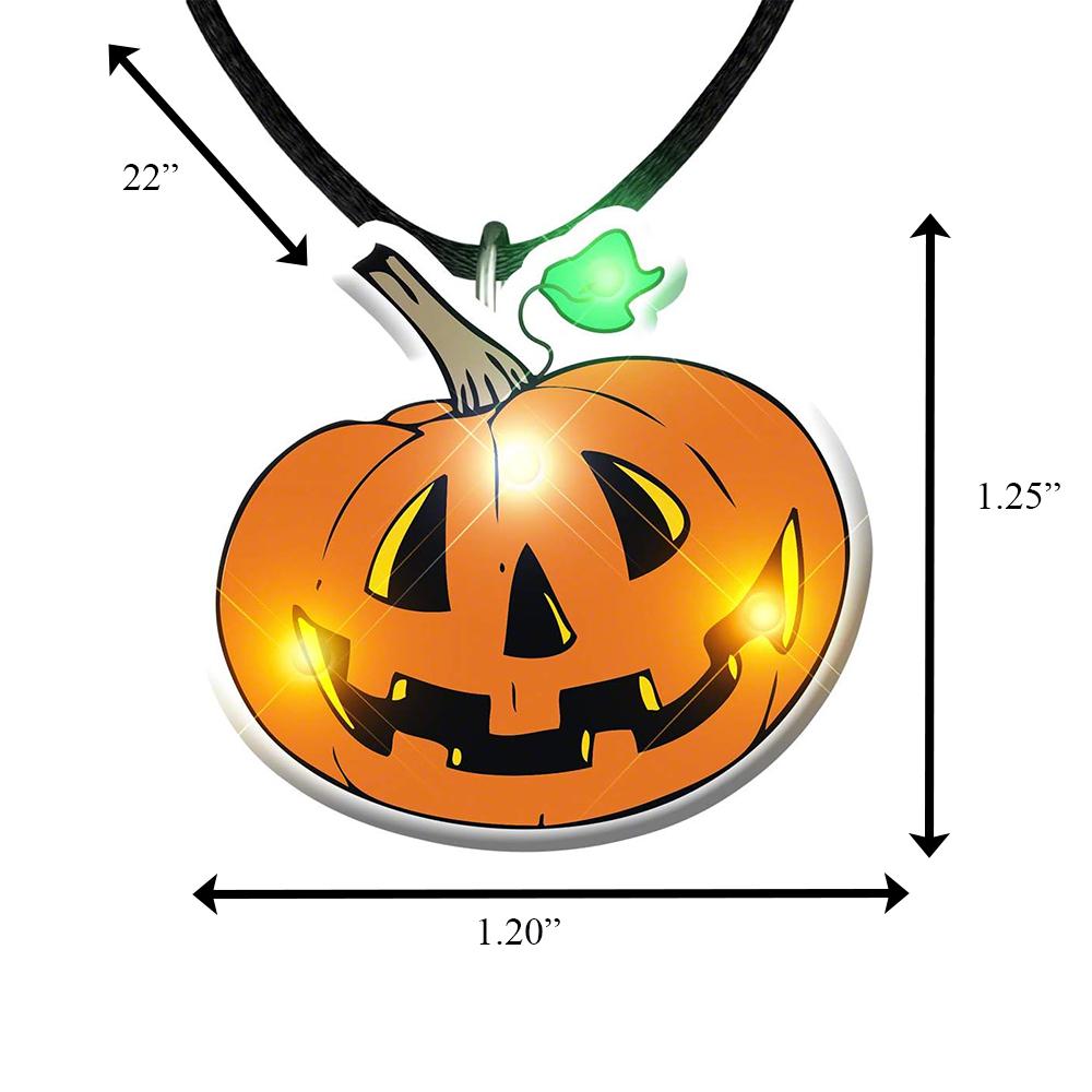 Pumpkin Necklace Flashing Body Light Necklace All Body Lights and Blinkees 5