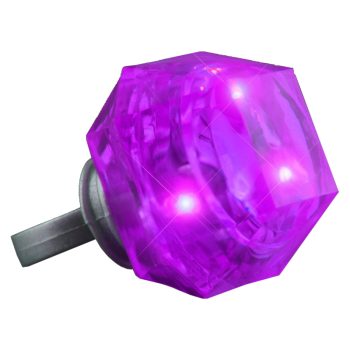 Huge Gem Flashing Rings Purple All Products