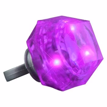 Huge Gem Flashing Rings Purple All Products