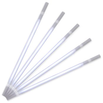 White Glow Drinking Straws Pack of 25 All Products