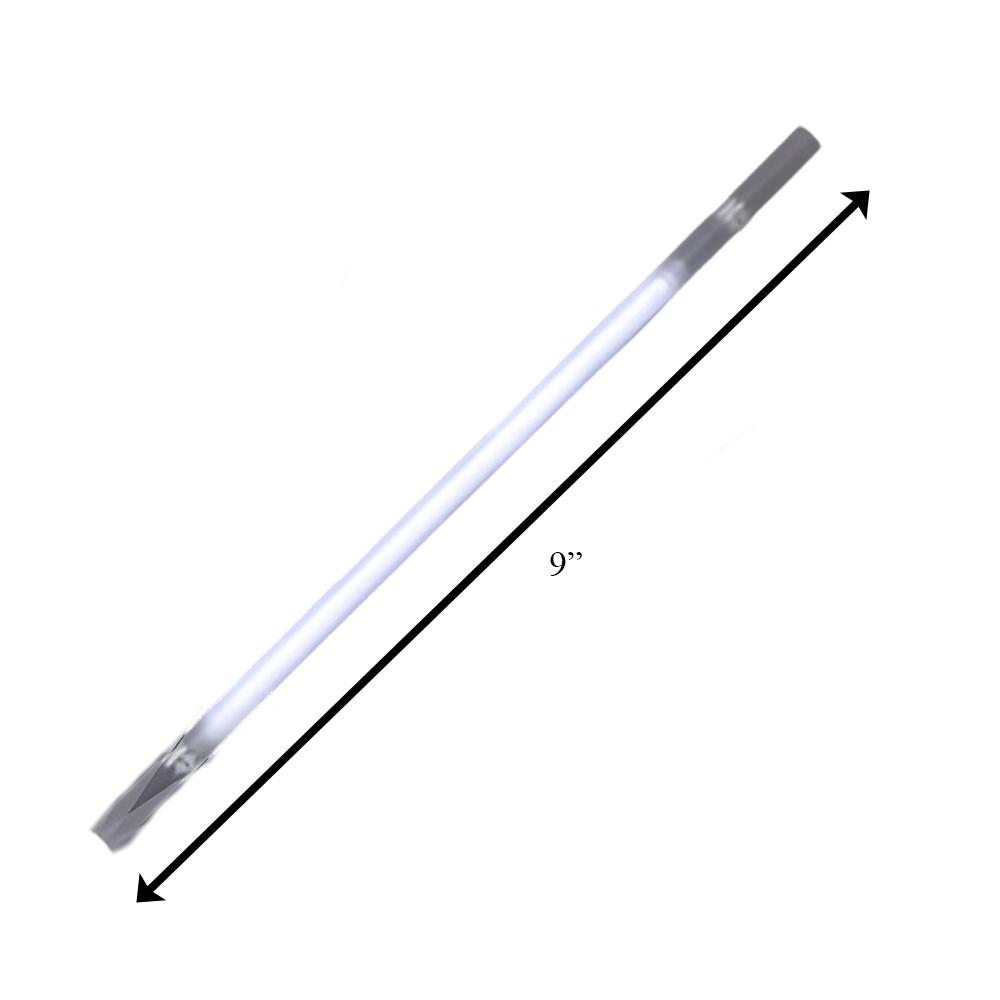 White 9 Glow Straws