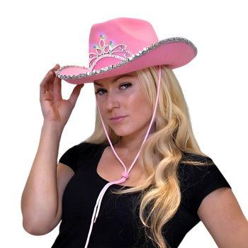 LED Pink Western Hat All Products 3