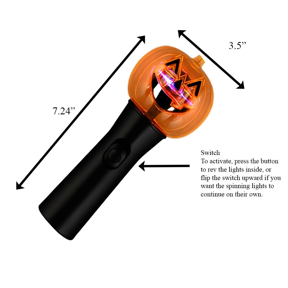 Pumpkin Wand with Spinning Lights All Products 4