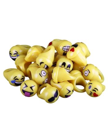 Flashing Emoji Faces Soft Rings All Products