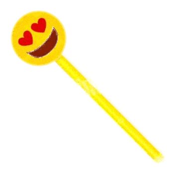 Glow Stick Smiling Heart Eyes Emoji Wand All Products