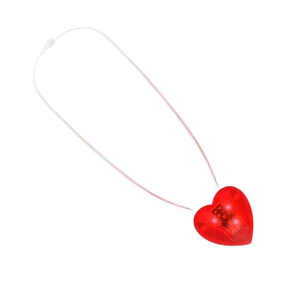 LED Flashing Red Heart Necklace All Products 5