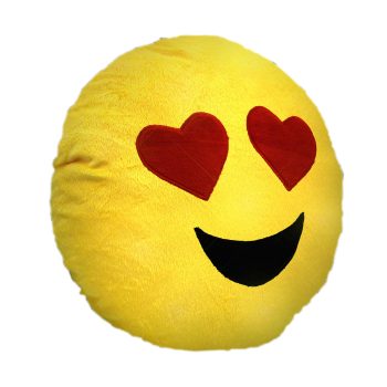 Light Up Emoji Heart Eyes Decorative Pillow All Products