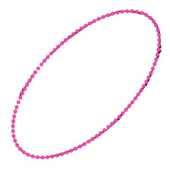 Smooth Round Opaque Bead Mardi Gras Necklace Pink Pack of 12 All Products