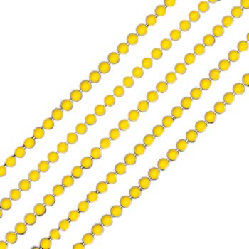 Smooth Round Opaque Bead Mardi Gras Necklace Yellow Pack of 12 All Products