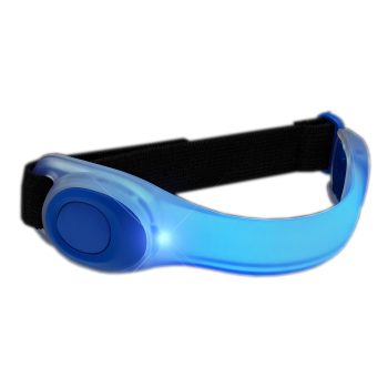 Deluxe LED Night Light Safety Jogging Bicycling Armband Blue Blue