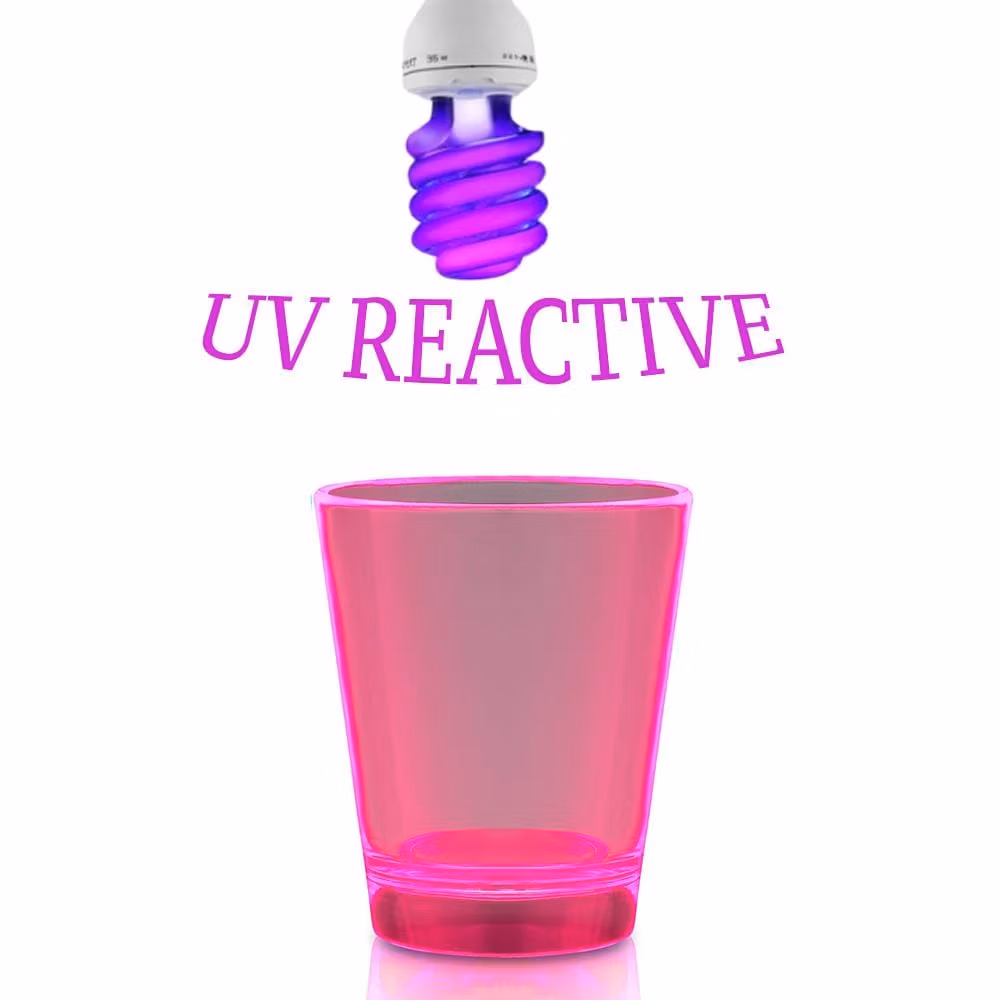 Glow In The Dark Shot Glass Pink All Products 6
