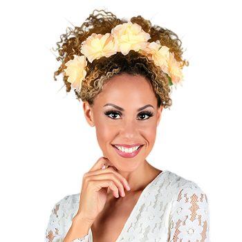 Light Up Floral Princess Woodland Fairy Halo Crown Amber