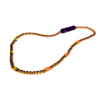 LED Necklace with Orange Beads All Products