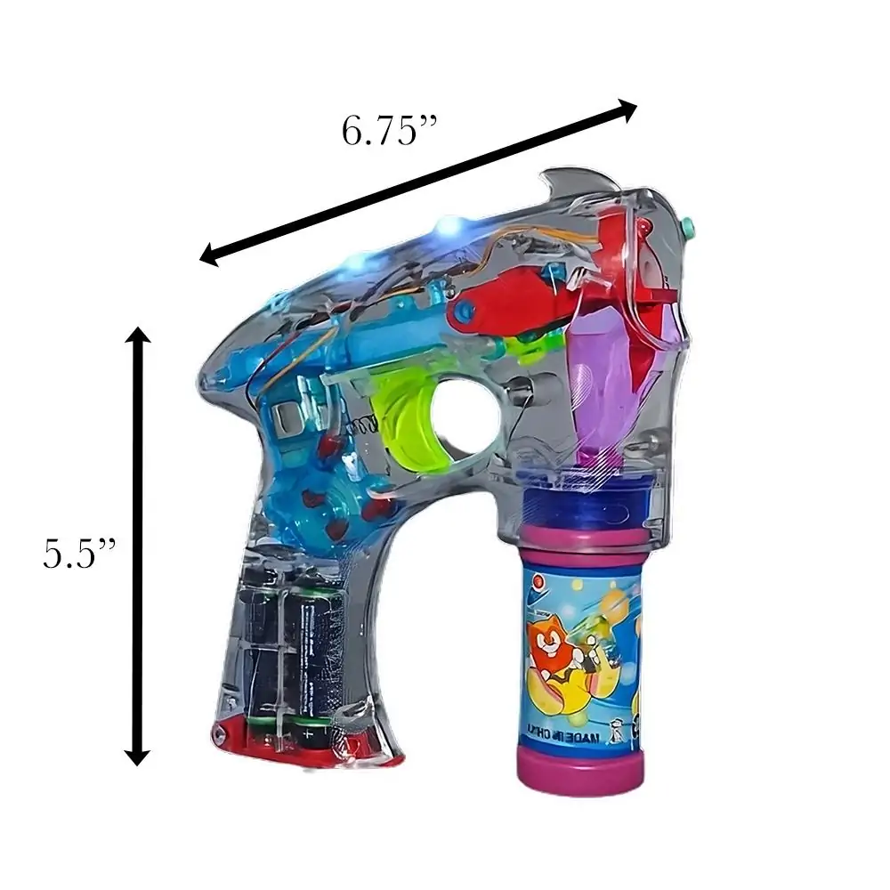 LED Light-up Bubble Gun