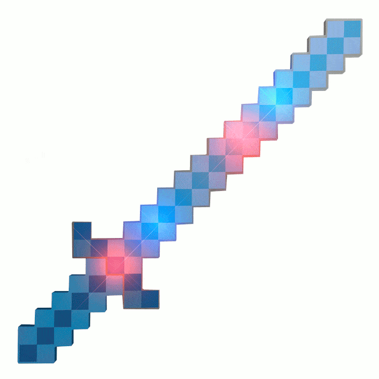 LED Pixelated Warrior Sword All Products 3