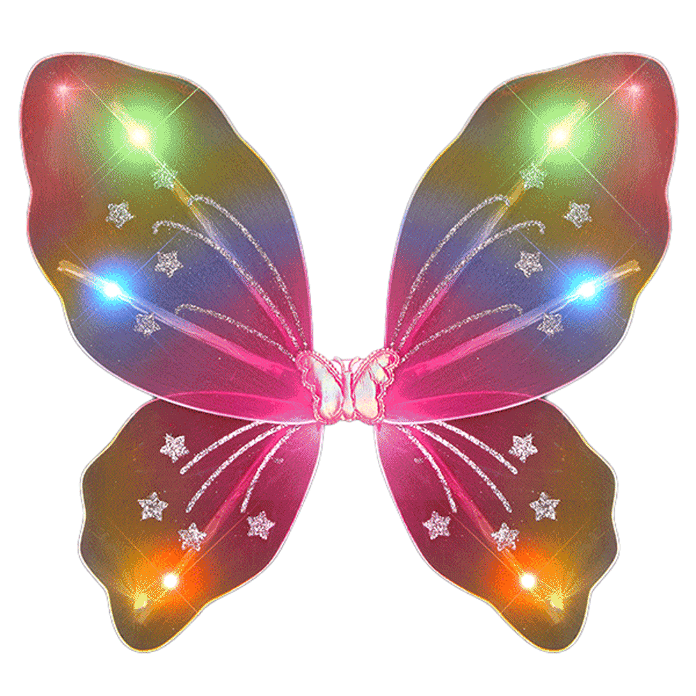Light Up Rainbow Fairy Butterfly Wings All Products 4