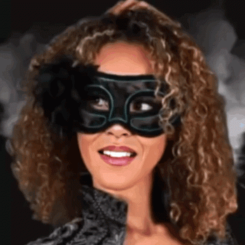 Electro Luminescent Wire Black Lace Party Mask All Products