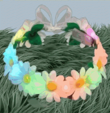 LED Color Changing Daisy Chain Floral Accessory Clubs, Concerts, Festivals, Disco