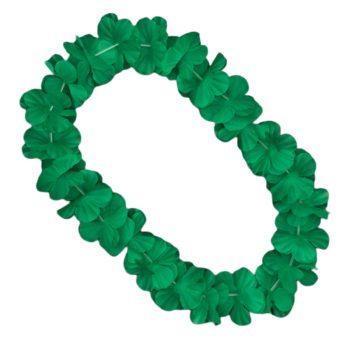 Hawaiian Flower Lei Necklace Green Non-Light Up Fun