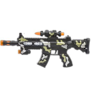 LED Camo Toy Machine Gun with Movement and Sound All Products