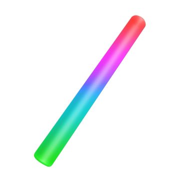 Sound Activated Color Changing LED 16 Inch Foam Cheer Stick All Products