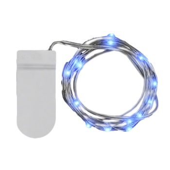 LED 80 Inch Wire String Lights Starlight Blue Halloween Light Up Decorations