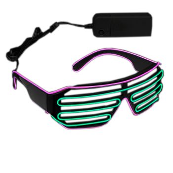 Electro Luminescent Green and Pink Shutter Shades All Products