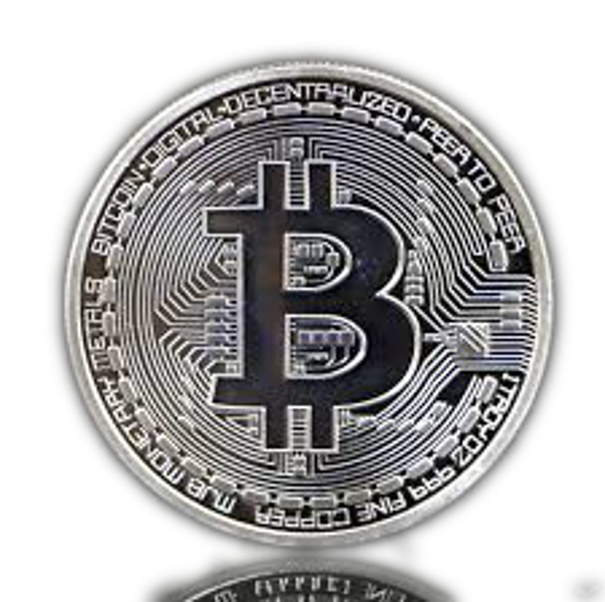 S Bitcoin Physical Coins - Set Of 10 Silver Plated Collectible Coins -  Great For Crypto Fans & Collectors Bitcoin Coin