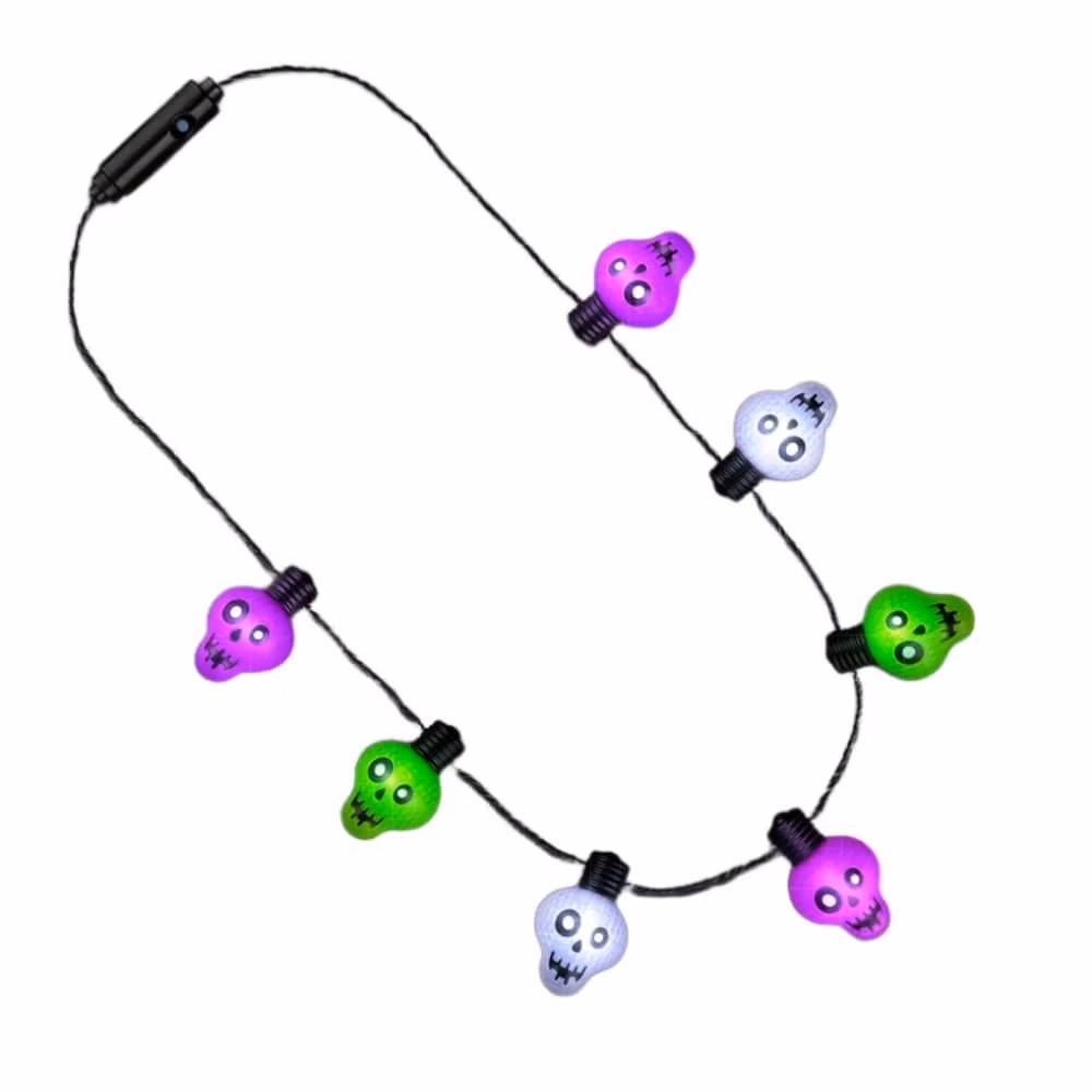 Halloween Zombie Skulls String Lights Necklace All Products 5