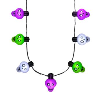 Halloween Zombie Skulls String Lights Necklace All Products