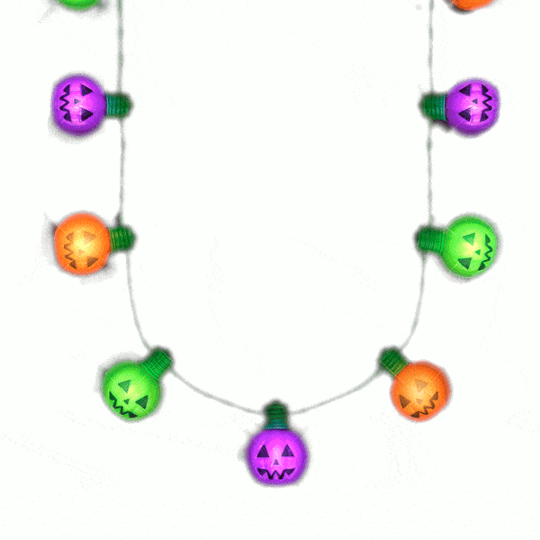 Halloween Jack O Lanterns String Lights Necklace All Products