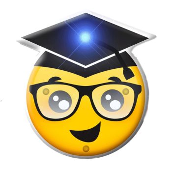Graduation Face Emoji Light Up LED Party Pin All Body Lights and Blinkees