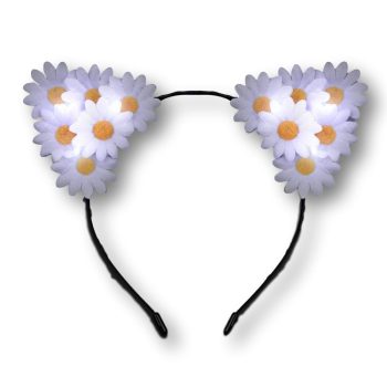 LED Daisy Flowers Cat Animal Ears Headband All Products 3