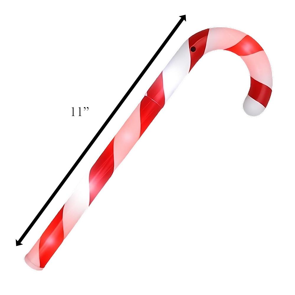 Flashing Peppermint Candy Cane Holiday Light Up Wand All Products 5