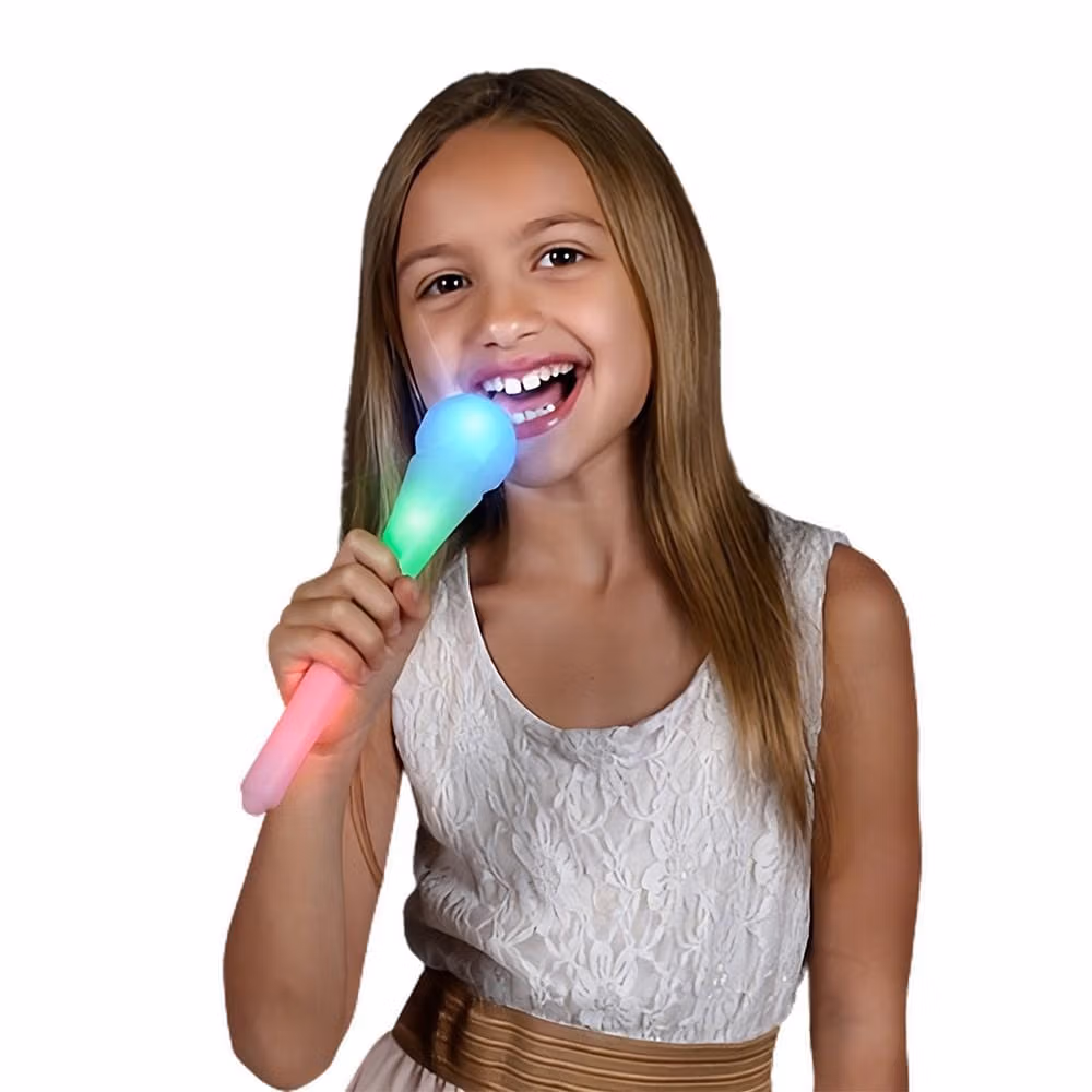 Sound Activated LED Color Changing Rock Star Prism Microphone All Products 3