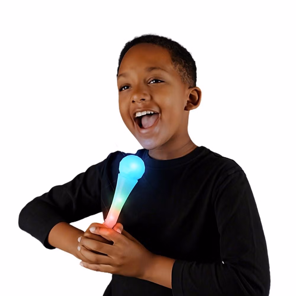 Sound Activated LED Color Changing Rock Star Prism Microphone All Products 4