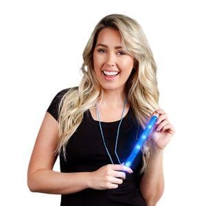 Blue LED Patrol Light Wand 2 Inch Glow Sticks