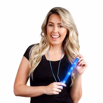 Blue LED Patrol Light Wand 2 Inch Glow Sticks