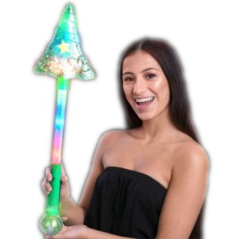 23” Multicolored Christmas Tree Magic Light Up Star Wand All Products
