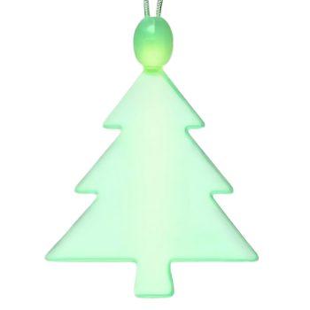 Green Light Up Christmas Tree Charm Pendant LED Necklace All Products