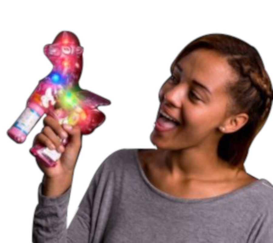 LED Unicorn Bubble Gun