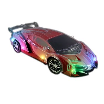 Multicolor LED Flashing Red Racing Car with Remote Control All Products